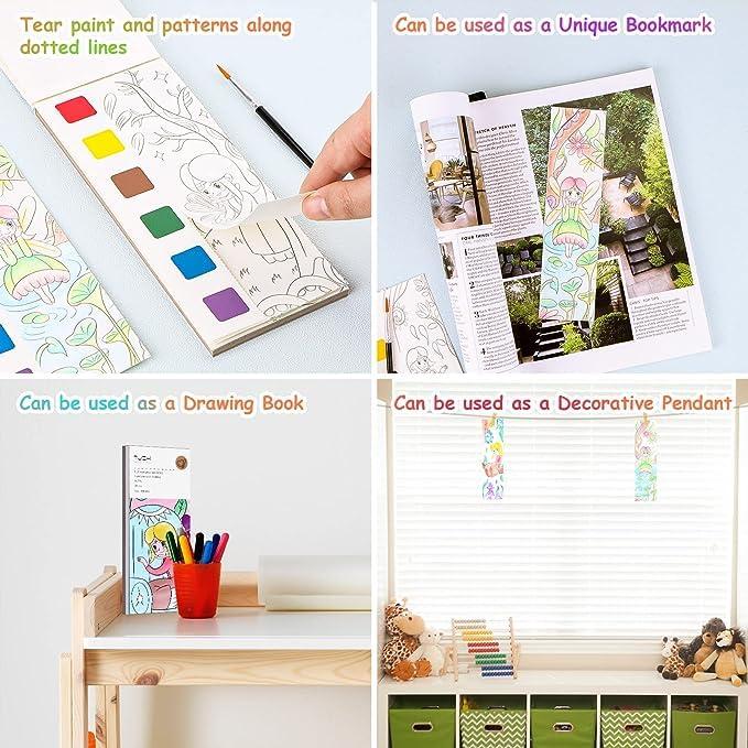 Kids Coloring Doodle Drawing Magic Water Book (pack of 1)