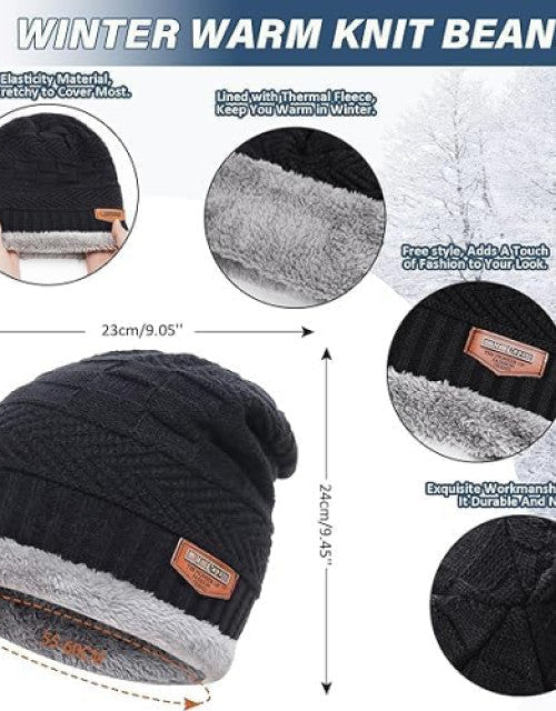 Beanie Cap & Muffler for Men
